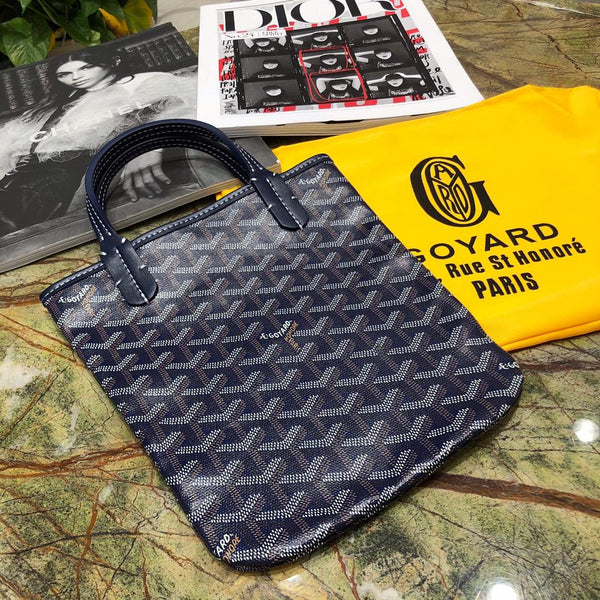 GOYA POITIERS 22X18X24CM TELA BLU NAVY