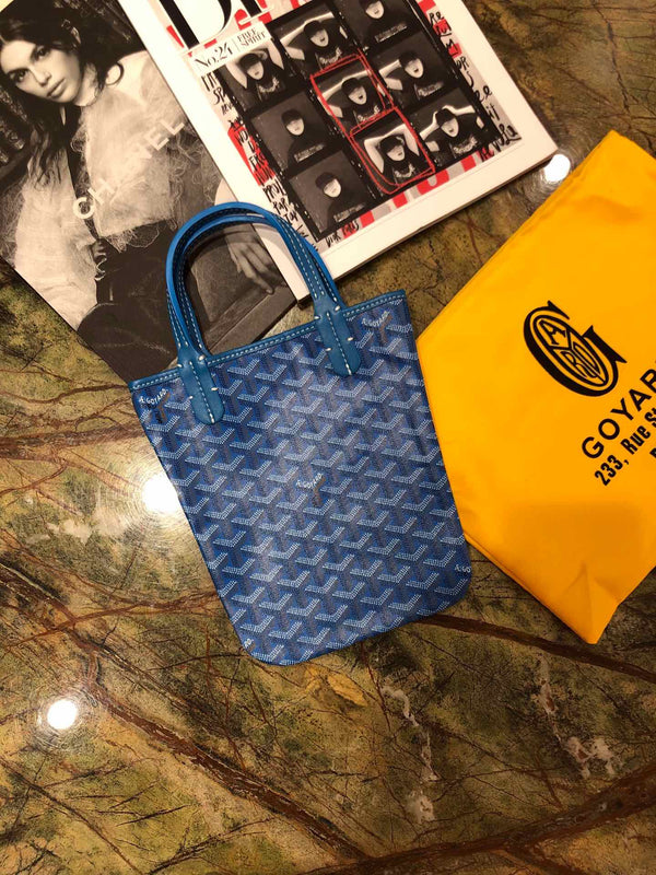 GOYA POITIERS 22X18X24CM TELA BLU