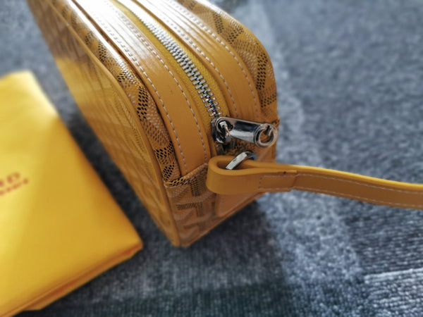 CAP-VERT PM BAG 23X8X14CM YELLOW CANVAS