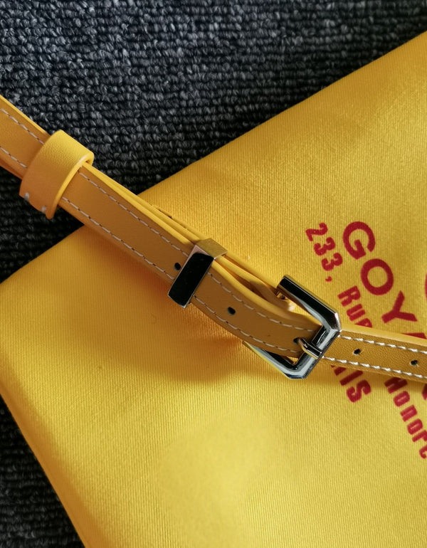 CAP-VERT PM BAG 23X8X14CM YELLOW CANVAS