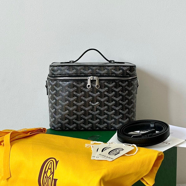 BORSA PER TRUCCO GOYA 20 CM IN TELA NERA