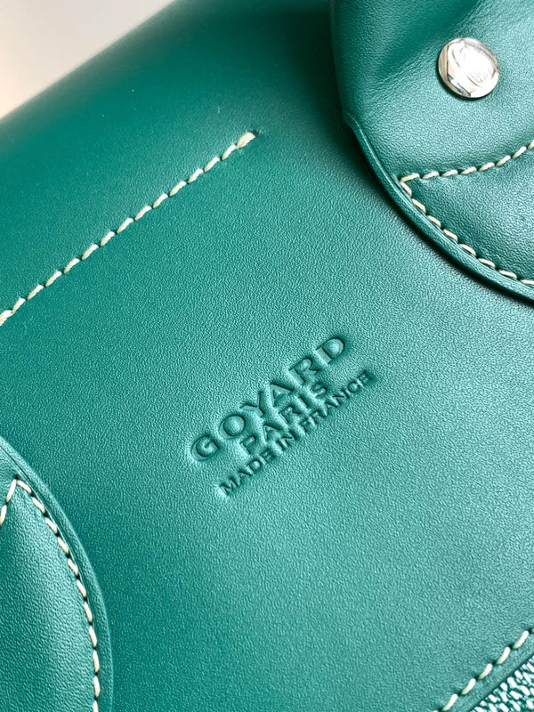 GOYA STEAMER PM BAG 48CM GREEN CANVAS