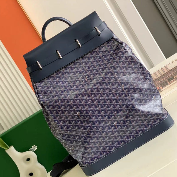 BORSA GOYA STEAMER PM 48CM TELA BLU NAVY