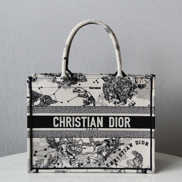 Medium CD Book Tote 36cm Hercules White