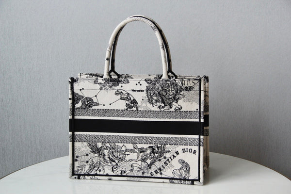 Medium CD Book Tote 36cm Hercules White