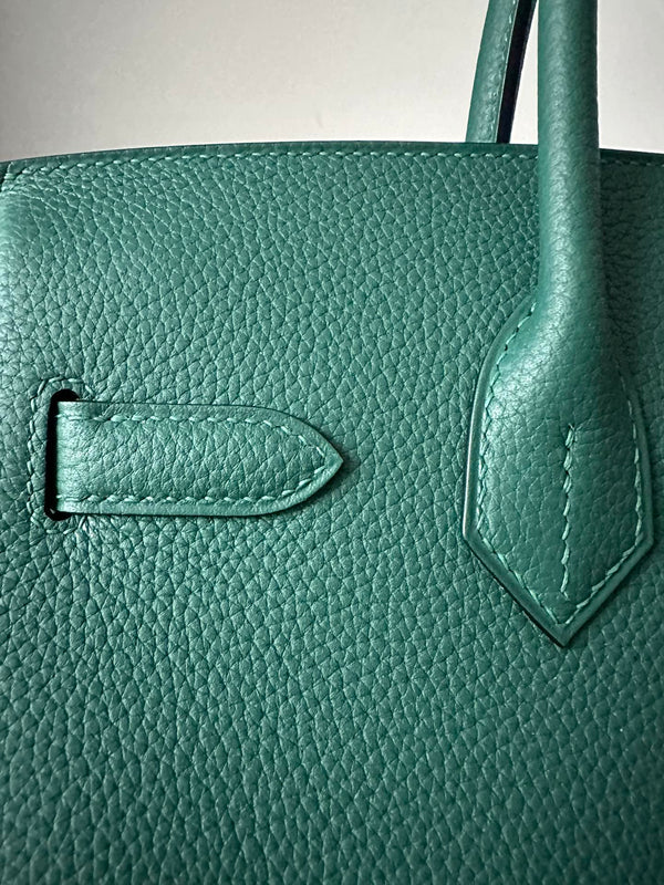 HM BIRKIN 30CM MALACHITE TOGO LEATHER GOLD HARDWARE