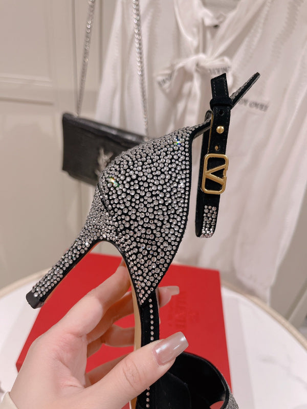 Vlogo Donna Tacco Alto Estivo 85mm Nero