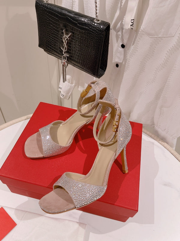 Vlogo Donna Tacco Alto Estivo 85mm Beige