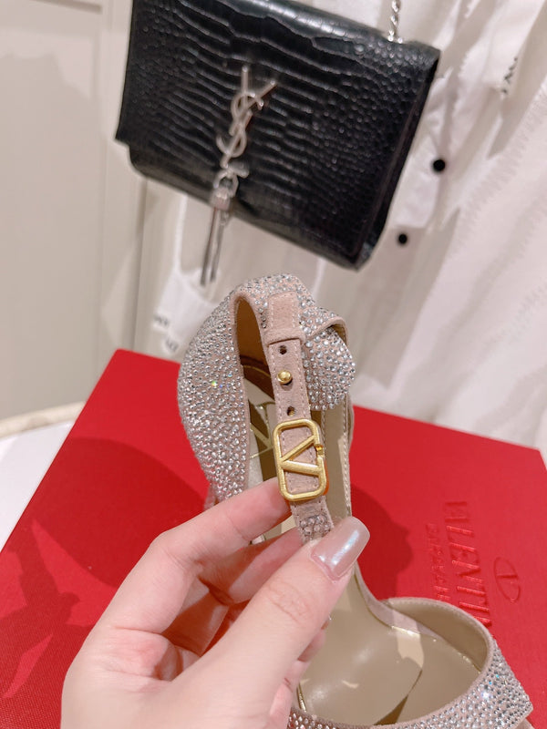 Vlogo Donna Tacco Alto Estivo 85mm Beige