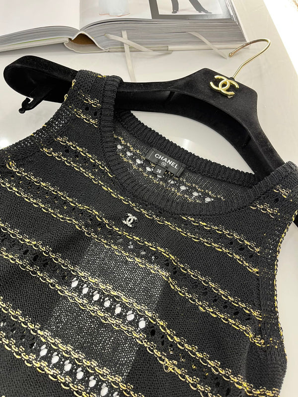 CC Stripe Transparent Tank