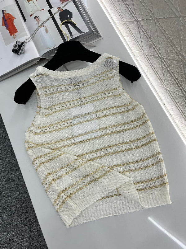 CC Stripe Transparent Tank