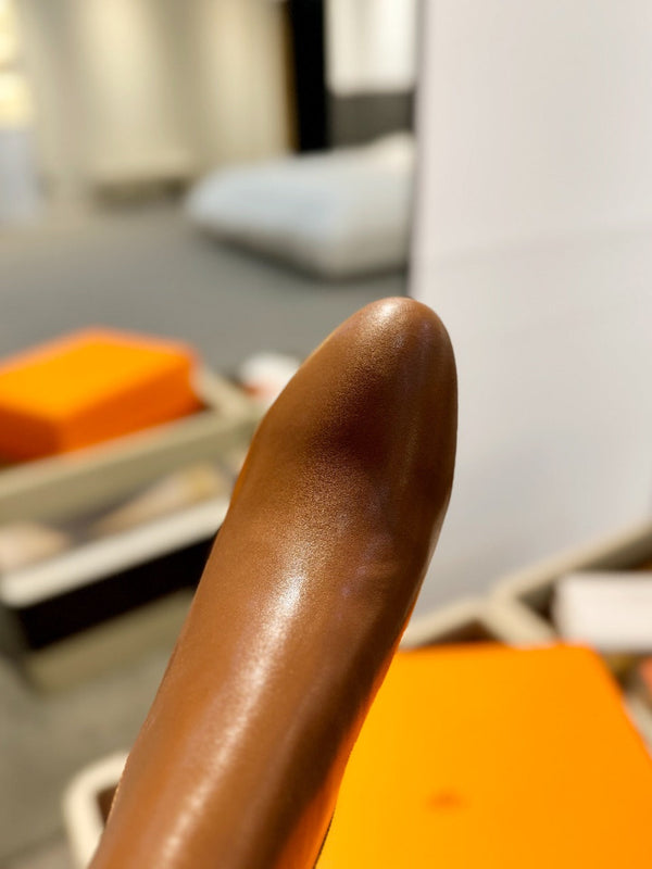 HM Saint Germain Ankle Boot 85mm Brown Cowhide 961645