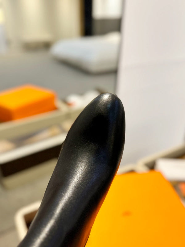 Stivaletto HM Saint Germain 85mm in pelle di vacchetta nera 961647