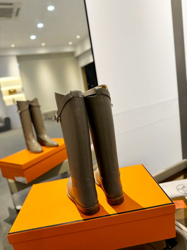 HM Stivali Jumping 20mm Beige Light Brown Cowhide 961660