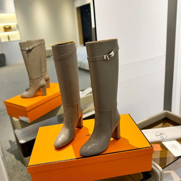 HM Story 85 Boot Beige Light Brown Cowhide 961671