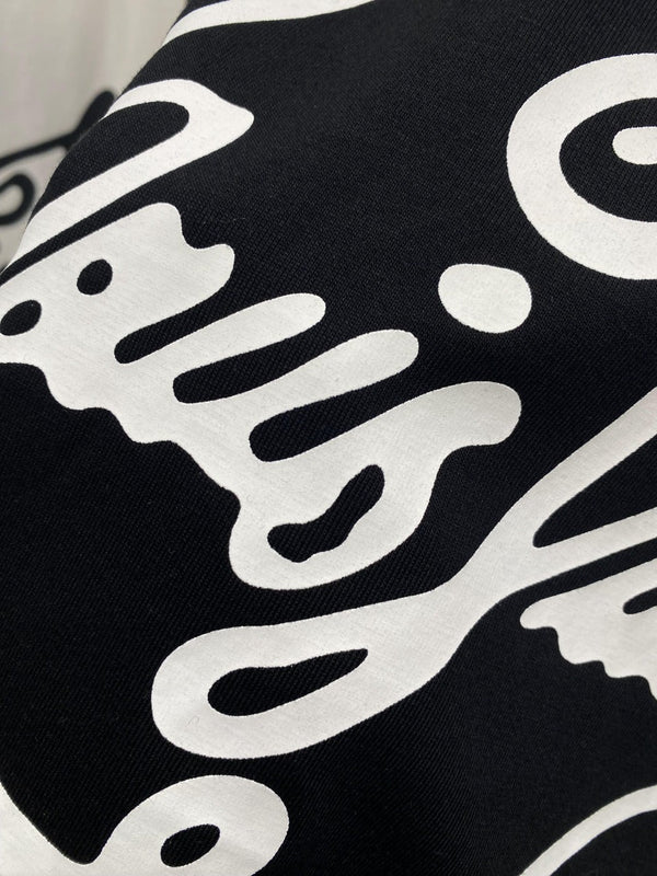 LV T-SHIRT IN BLACK COTTON 239616