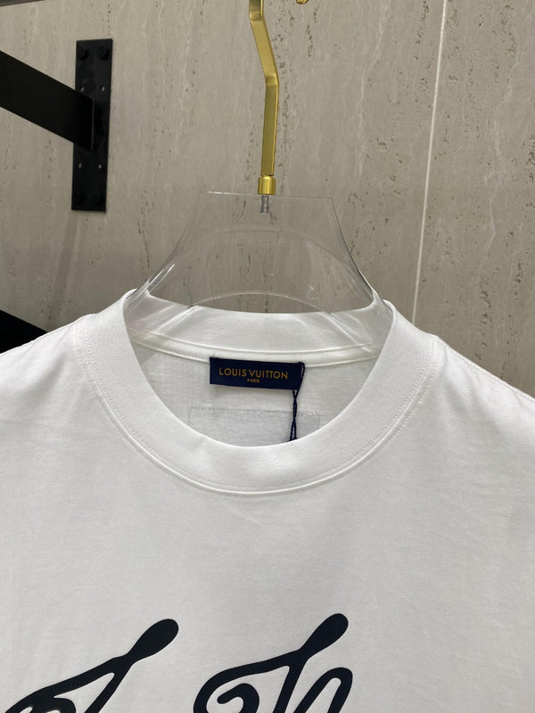 LV T-SHIRT IN WHITE COTTON 239617