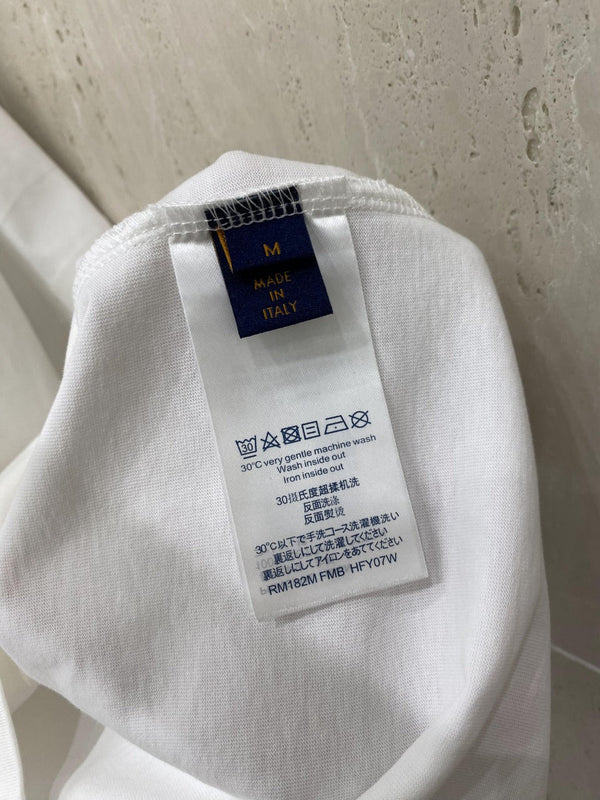 LV T-SHIRT IN WHITE COTTON 239617