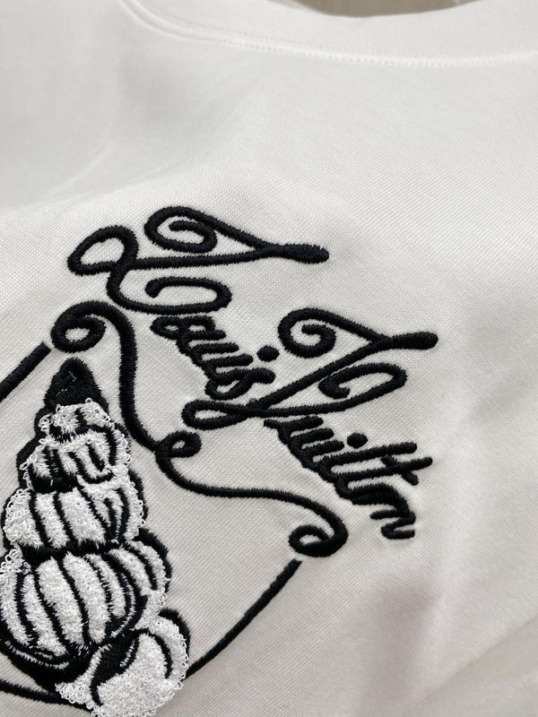LV T-SHIRT IN WHITE COTTON 239615