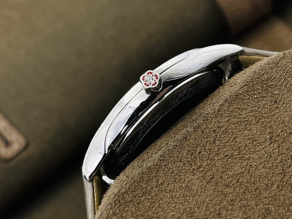 DE VILLE TRESOR QUARTZ 36MM GREY FOR LADY