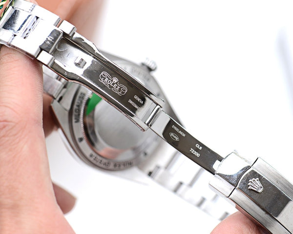 MILGAUSS STAINLESS STEEL BLACK BLUE ORANGE DIAL