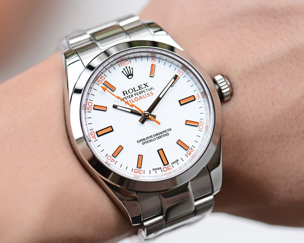 MILGAUSS STAINLESS STEEL WHITE DIAL