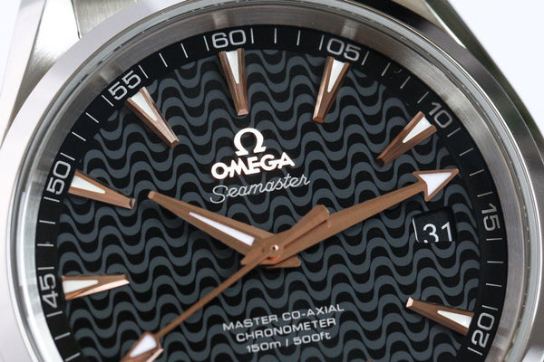 SEAMASTER AQUA TERRA 150M BROWN HAND BLACK DIAL