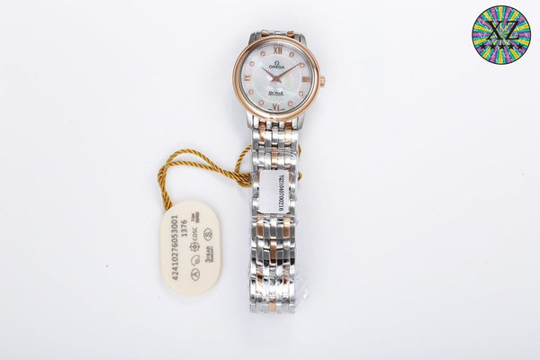 DEVILLE PRESTIGE 27MM QUARTZ STAINLESS STEEL WHITE DIAL