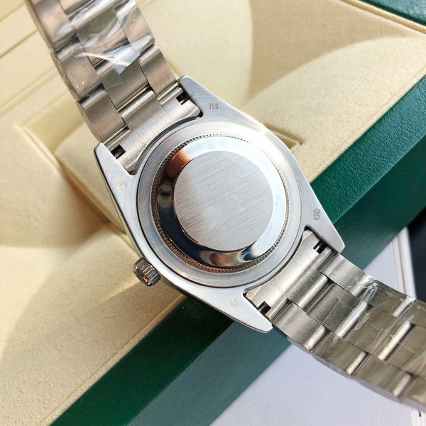 DATEJUST 41 SMOOTH BEZEL STAINLESS STEEL DIAMOND NUMERALS