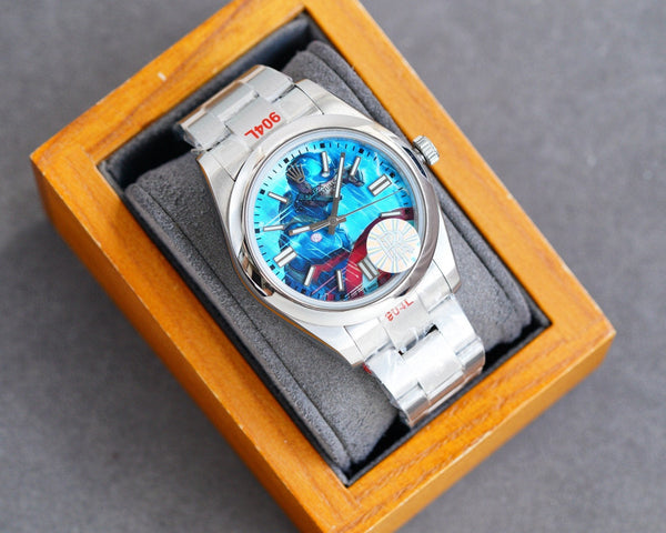 OYSTER 41 STAINLESS STEEL CUSTOM AVENGERS