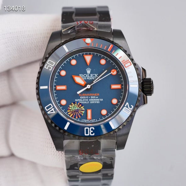 SUBMARINER DATE CUSTOM BLUE RED BEZEL