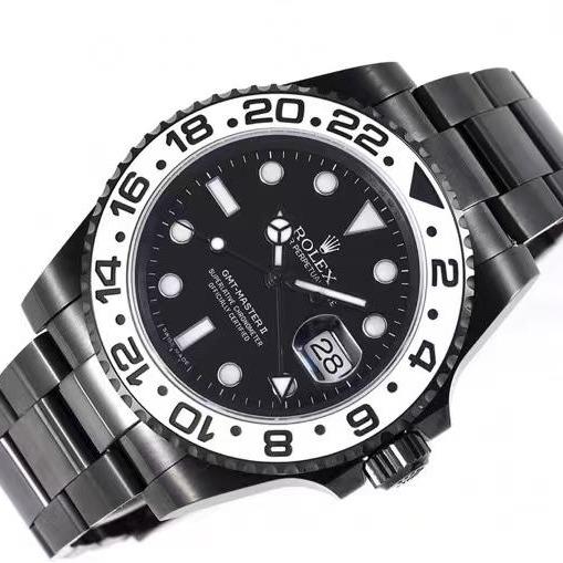 GMT-MASTER II BLACK WHITE BEZEL