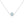 JOSEPHINE BLUE DIAMOND SILVER NECKLACE