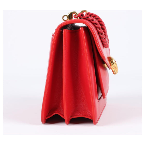 BVL Serpenti Forever Crossbody Bag 20cm Red Calfskin GHW 188659