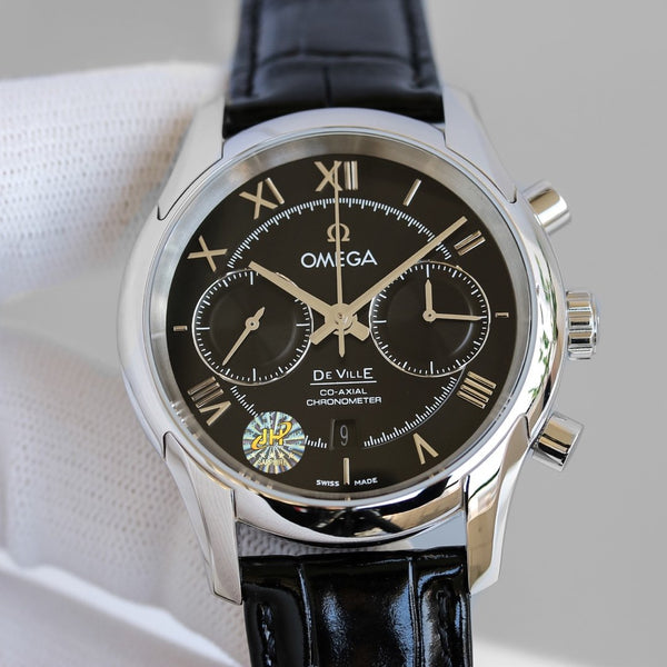 DE VILLE CO-AXIAL 42MM CHRONOGRAPH STEEL CASE