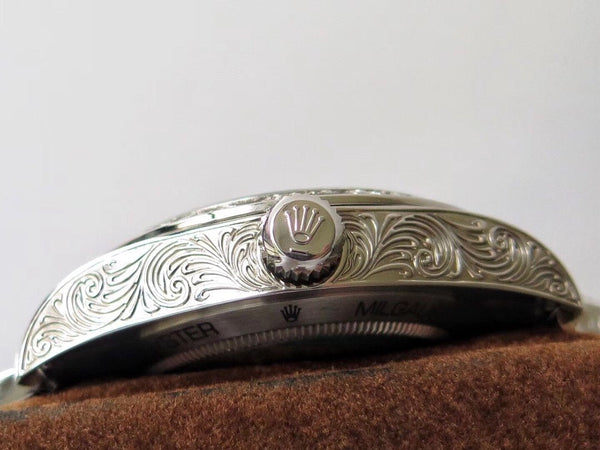 MILGAUSS 40MM STAINLESS STEEL GREEN BLACK ORANGE DIAL