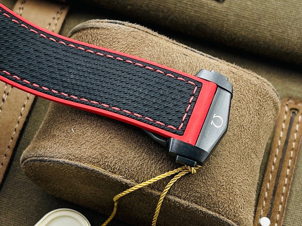 SEAMASTER PLANET OCEAN GMT 600 BLACK CASE RED BEZEL