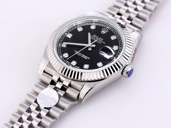 DATEJUST 41MM STAINLESS STEEL DIAMOND NUMERALS