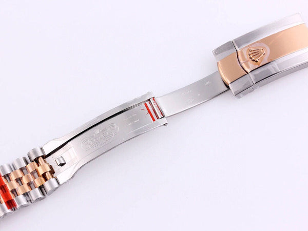 DATEJUST 41 ROSE GOLD STEEL CHOCOLATE DIAMOND DIAL