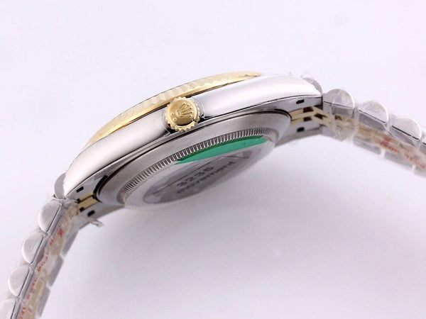 DATEJUST 41 QUADRANTE NERO BICOLORE NUMERI DI DIAMANTI 