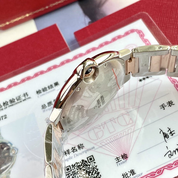 BLUE BALLOON 42 CASSA BICOLORE IN ORO ROSA QUADRANTE MARRONE 