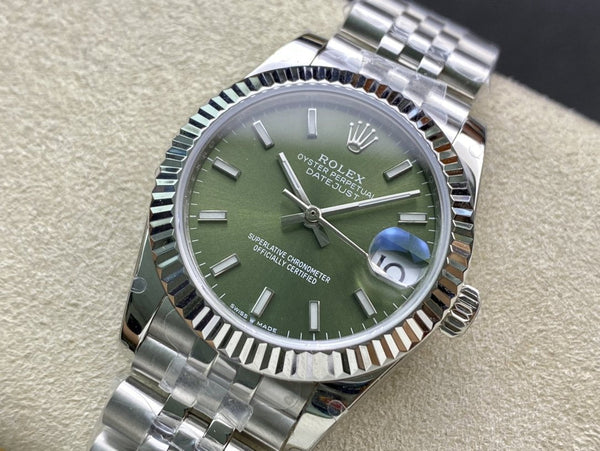 DATEJUST 41MM STAINLESS STEEL KHAKI DIAL