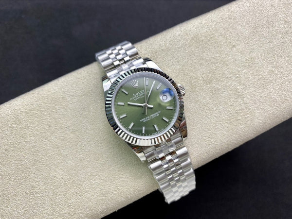 DATEJUST 41MM STAINLESS STEEL KHAKI DIAL