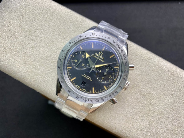 SPEED MASTER 57 BROAD ARROW ACCIAIO QUADRANTE NERO 