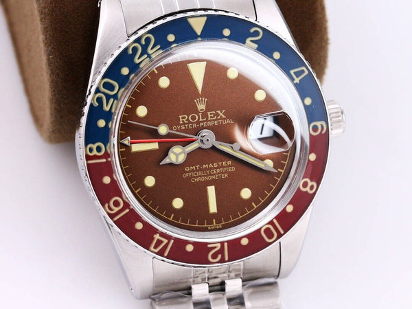 GMT-MASTER VINTAGE PEPSI 40MM BROWN DIAL