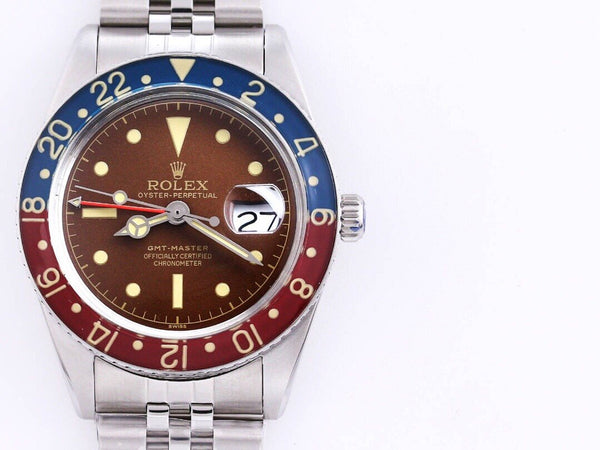 GMT-MASTER VINTAGE PEPSI 40MM BROWN DIAL