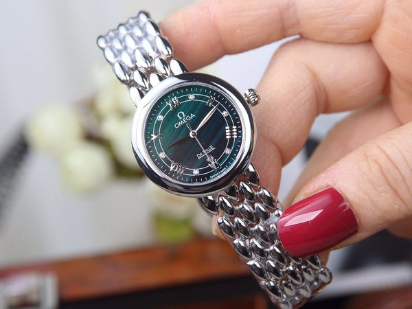 DEVILLE LADYMATIC 29MM STEEL BLUE DIAL