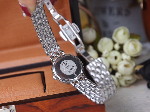 DEVILLE LADYMATIC 29MM STEEL BLUE DIAL