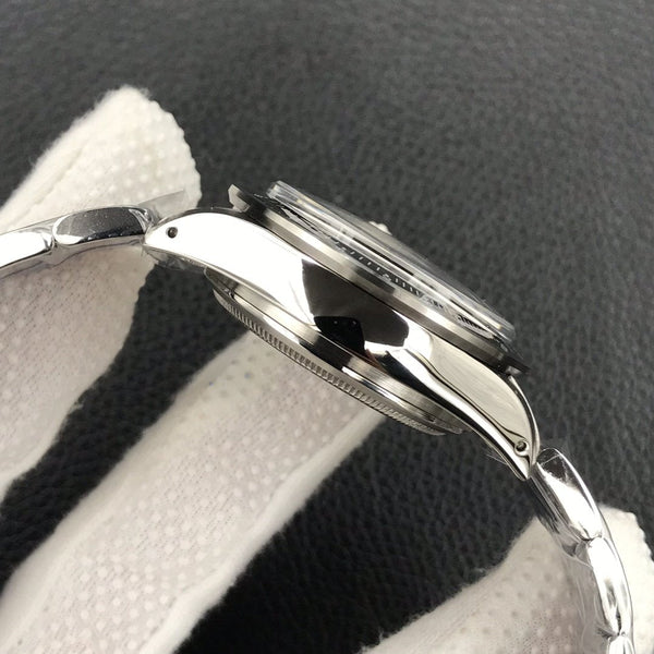 DAYTONA 38MM VINTAGE BLACK BEZEL SILVER DIAL