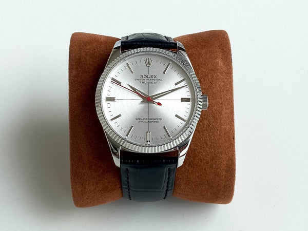 OYSTER PERPETUAL 41 STEEL CASE LEATHER